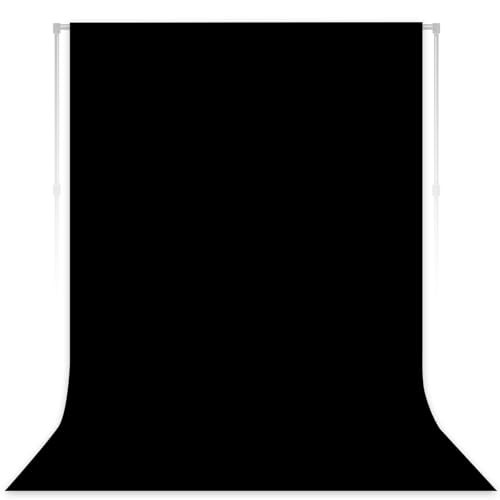 Photography Backdrop for Photoshoot, Fabric, 5×7 FT | Versatile 5X7 FT Black