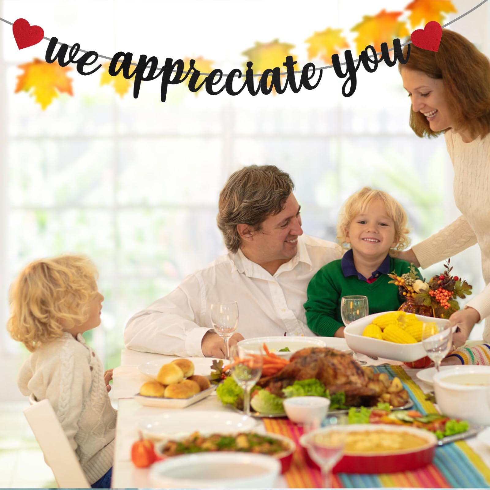 We Appreciate You Banner Glitter Appreciation Backdrop for Doctor Nurse Teacher