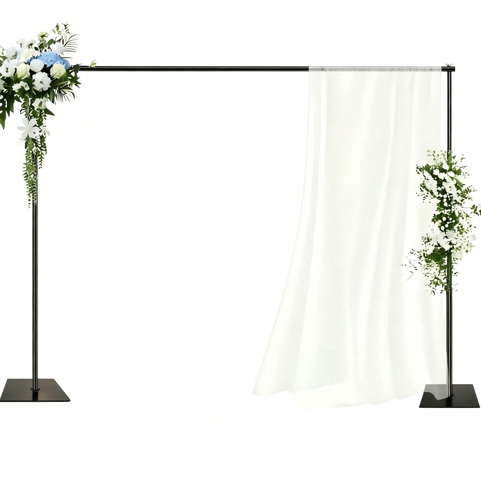 Adjustable Metal Backdrop Stand Kit 8.5ft x10ft Photo Background Support