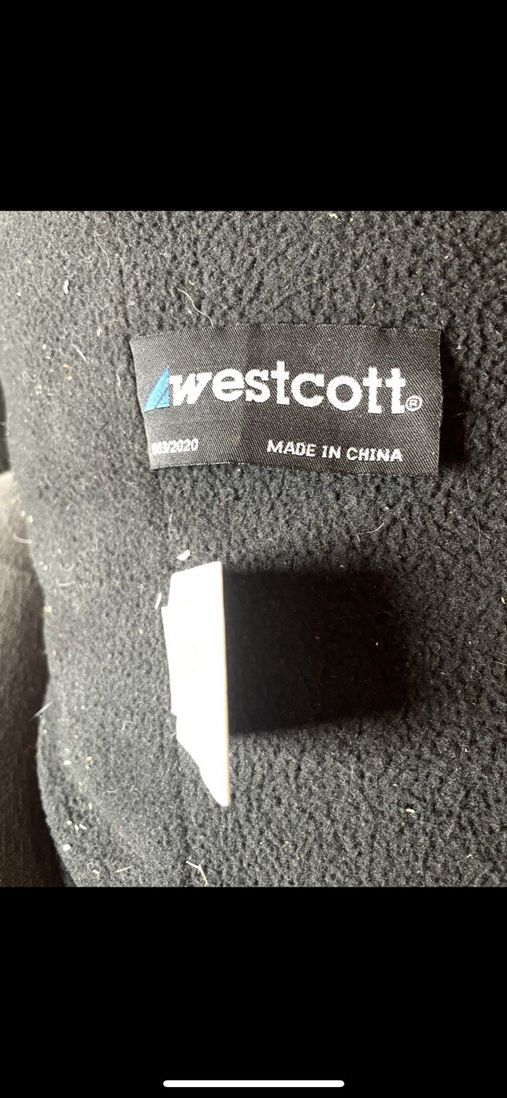 Westcott 9×10 Ft Rich Black Matte Heavy Duty Wrinkle Resistant BackDrop