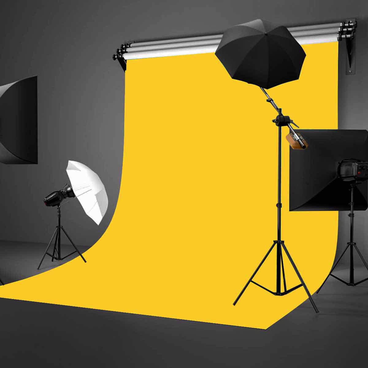Photography Yellow Background Screen Portable Photo Backdrop (NO STAND INCLUDED)