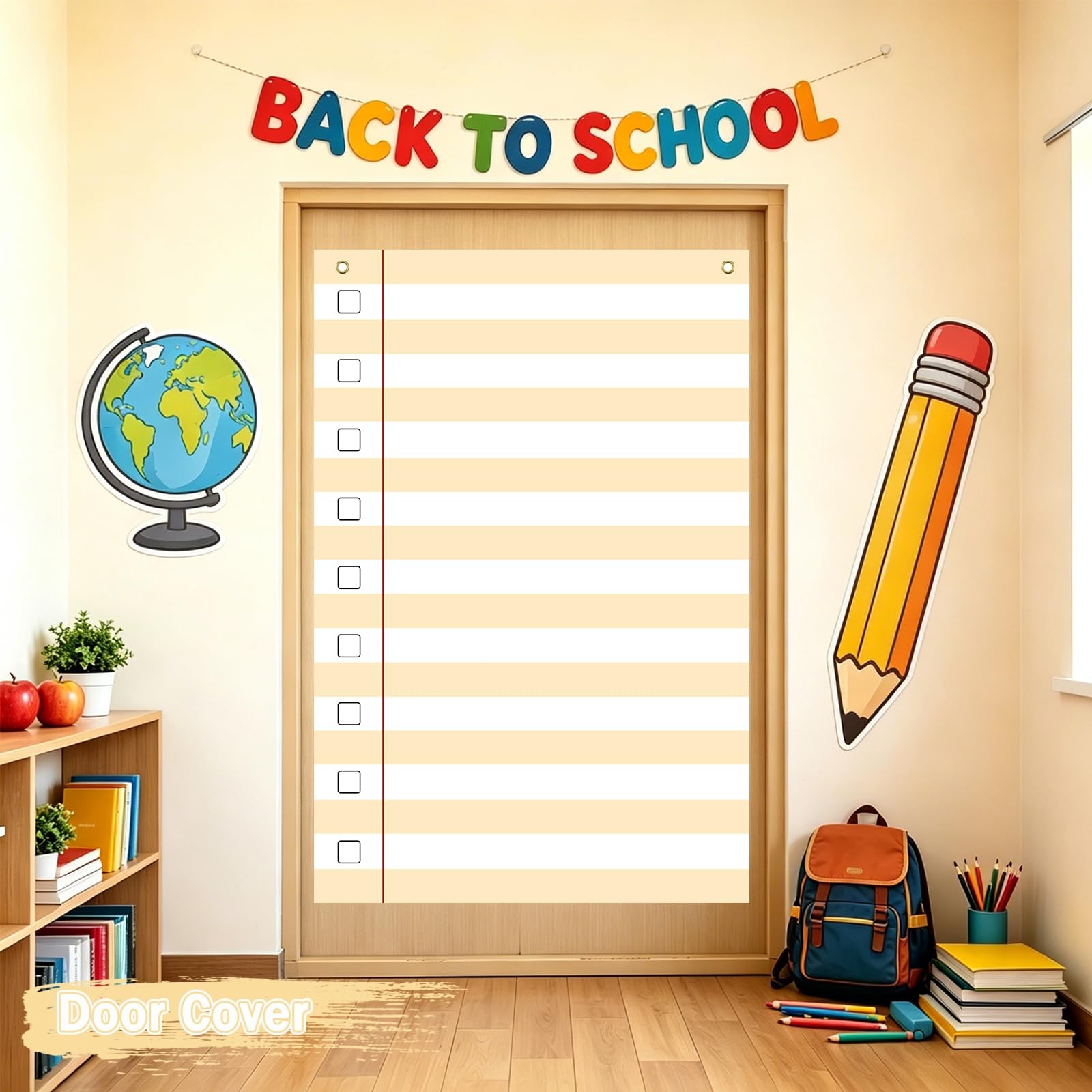 Notebook Paper Backdrop for Photoshoot, Welcome Back to School Photo Backdrop…
