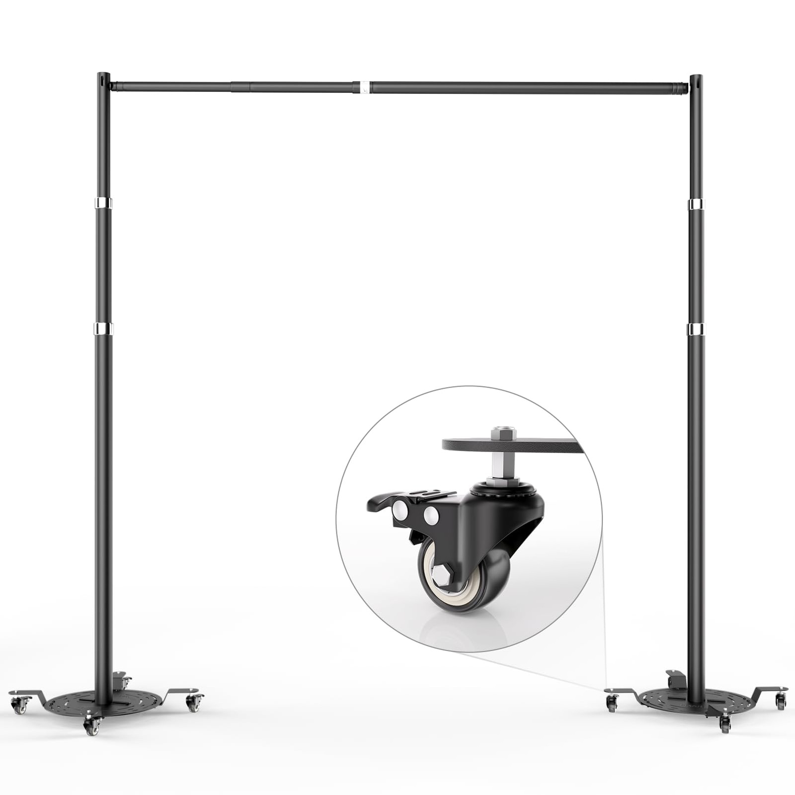 Pipe and Drape Backdrop Stand Kit, Heavy Duty Adjustable Photo Background 10f…