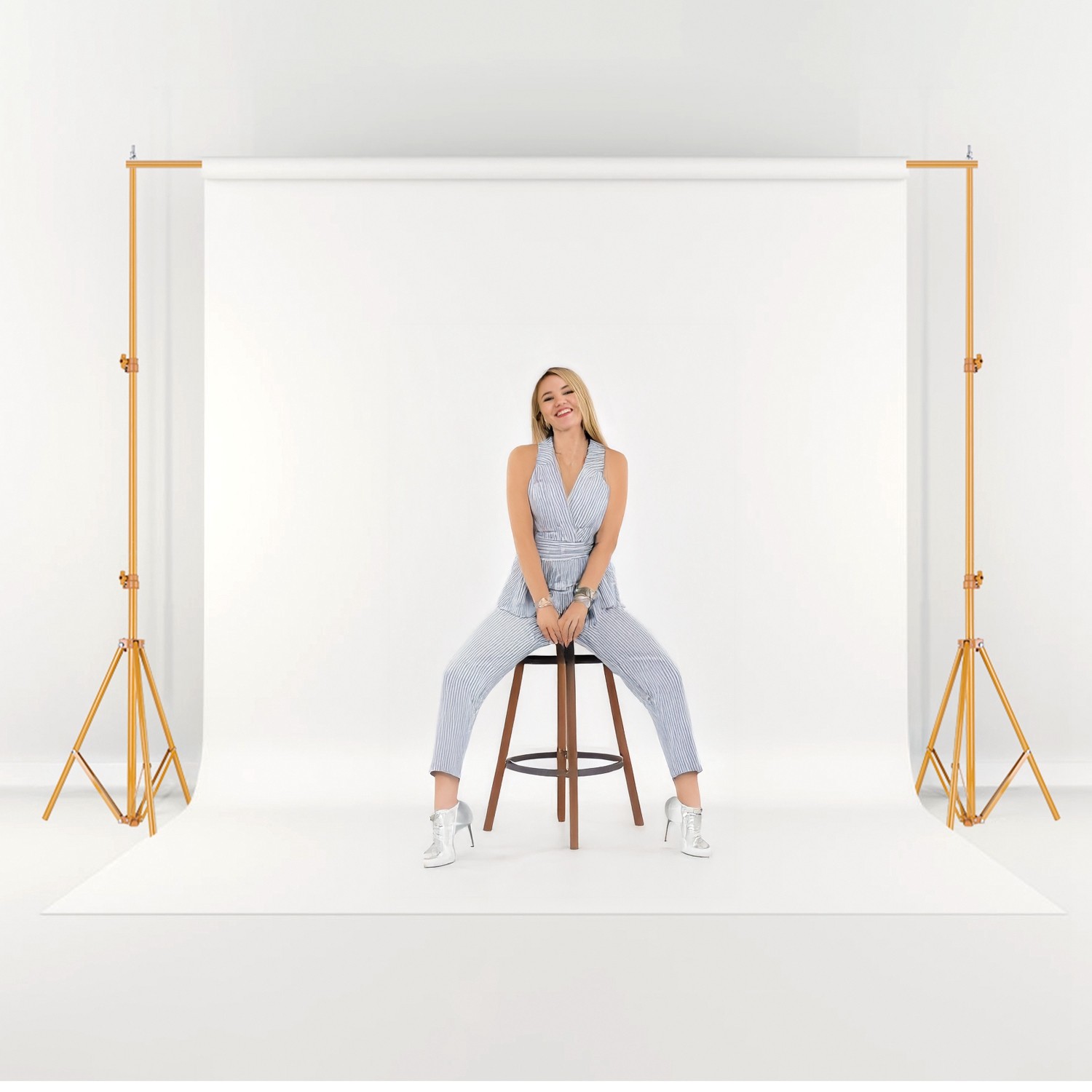 10x7ft Heavy Duty Backdrop Stand Kit Video Photography Studio Background Support