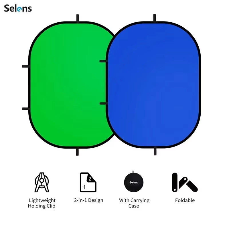 100x150cm Green Screen Backdrop Panel Background Collapsible Chromakey Reflector