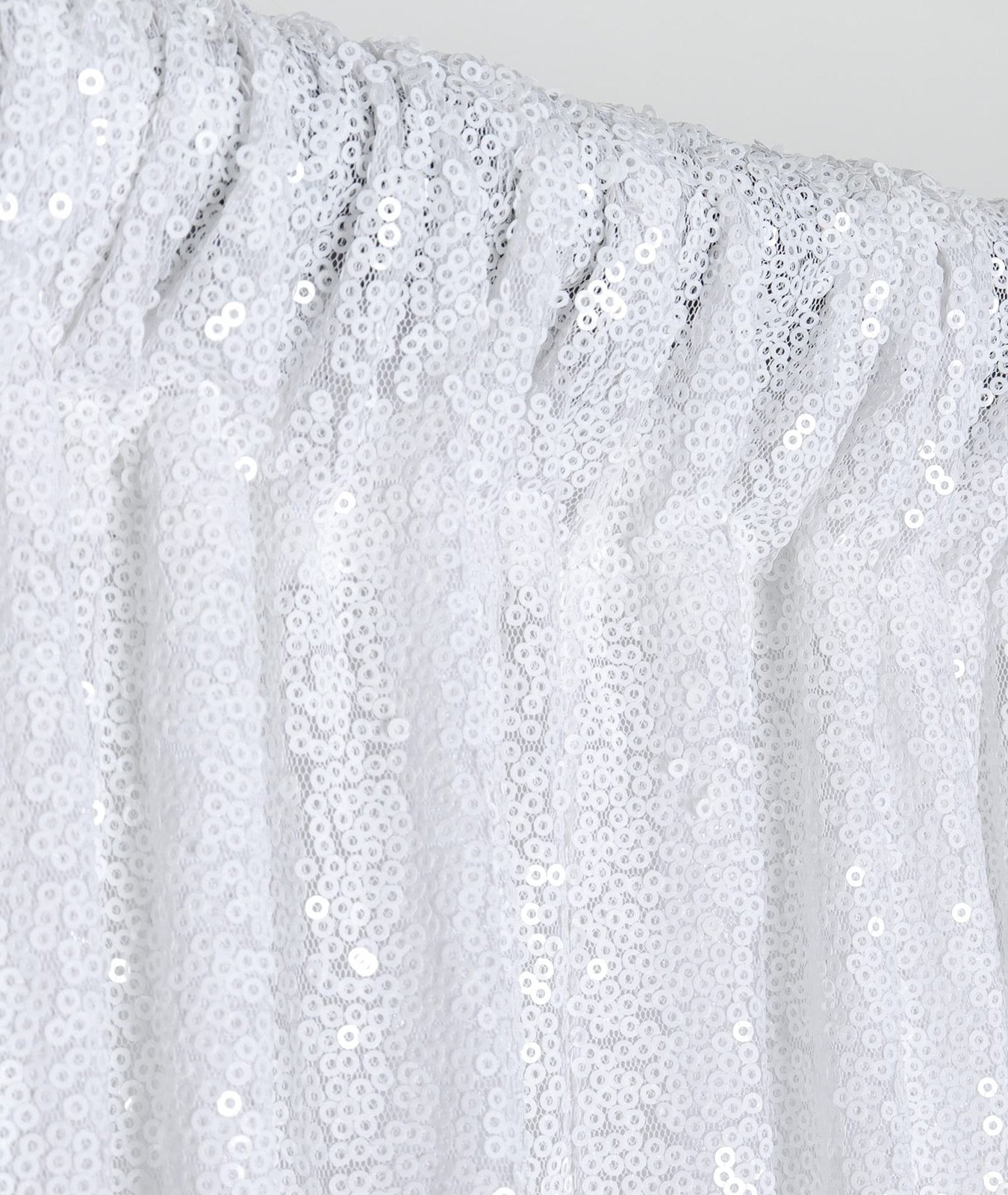 8×8 Ft White Sequin Backdrop Glitter Curtains Photo Background For Wedding