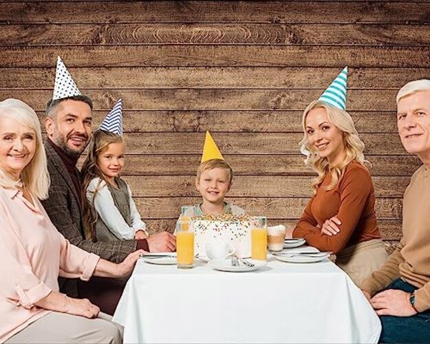Brown Wood Backdrop for Photography Rustic Wooden Photo Backdrop Decorations