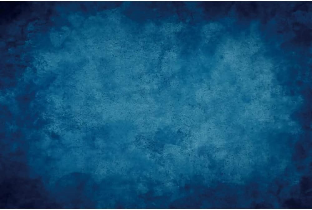 Abstract Blue Backdrop Retro Dark Photography Background 10x8ft,