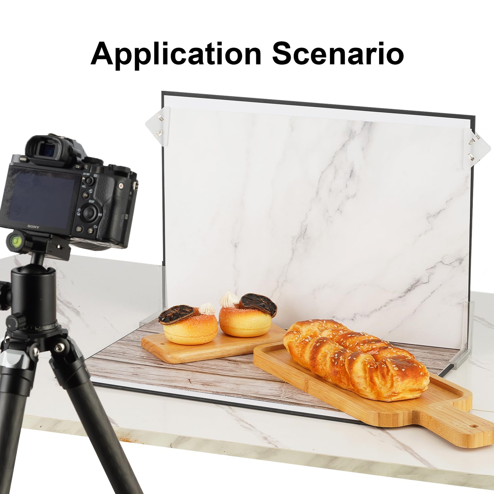 9Pcs Small Product Photography Backdrop Kit Double-Sided Food Photo Board