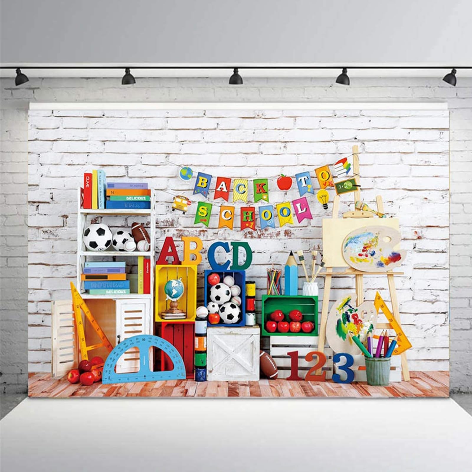 Welcome Back To School First Day Backdrop Kindergarten Classroom Photo 7x5ft