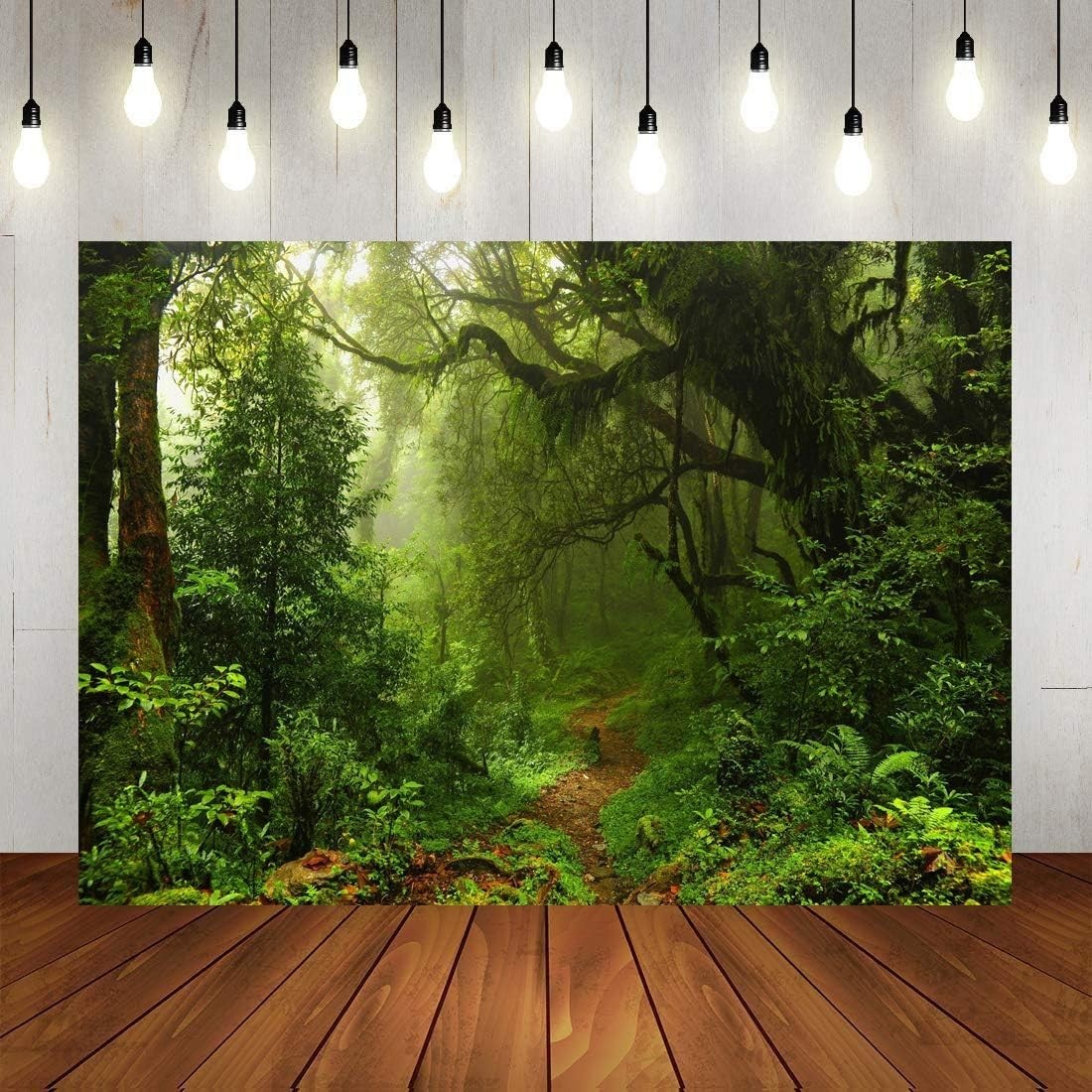 7X5ft Jungle Forest Photography Backdrops Tropical Rainforest Natural Scenery…