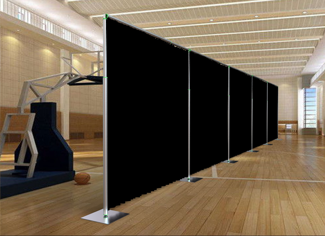 ADJUSTABLE WEDDING BACKDROP KIT 10 FT TALL x 20 FT- 50FT WIDE PIPE WITHOUT DRAPE