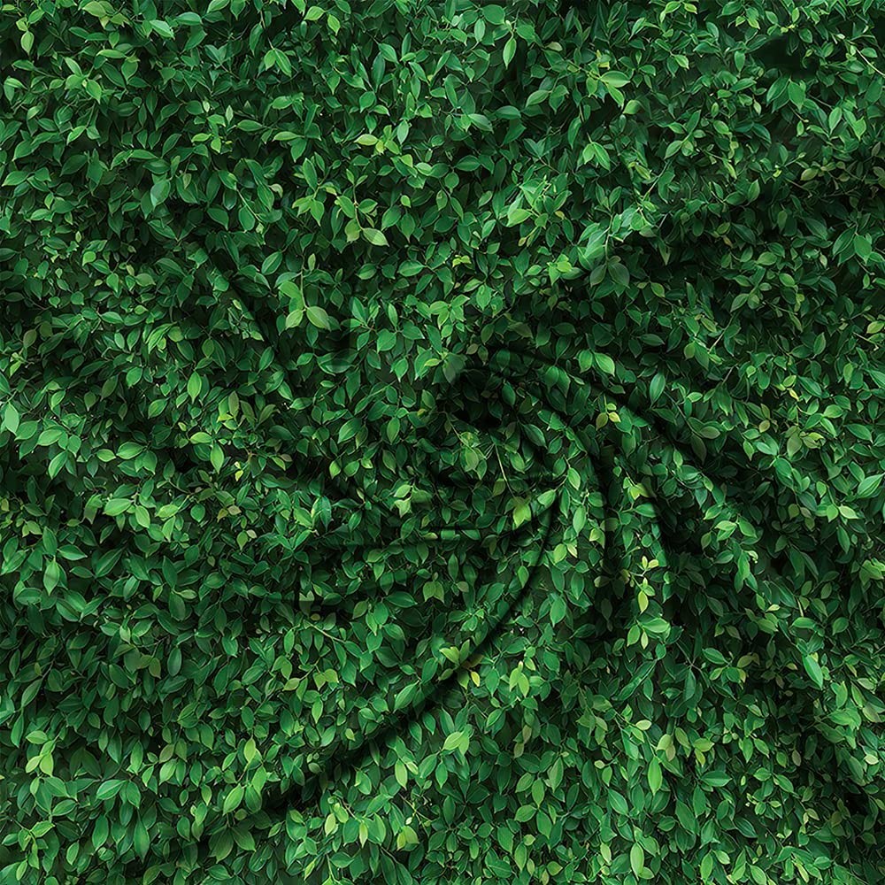 7x5ft Green Leaves Nature Photography Background Computer-Printed Vinyl