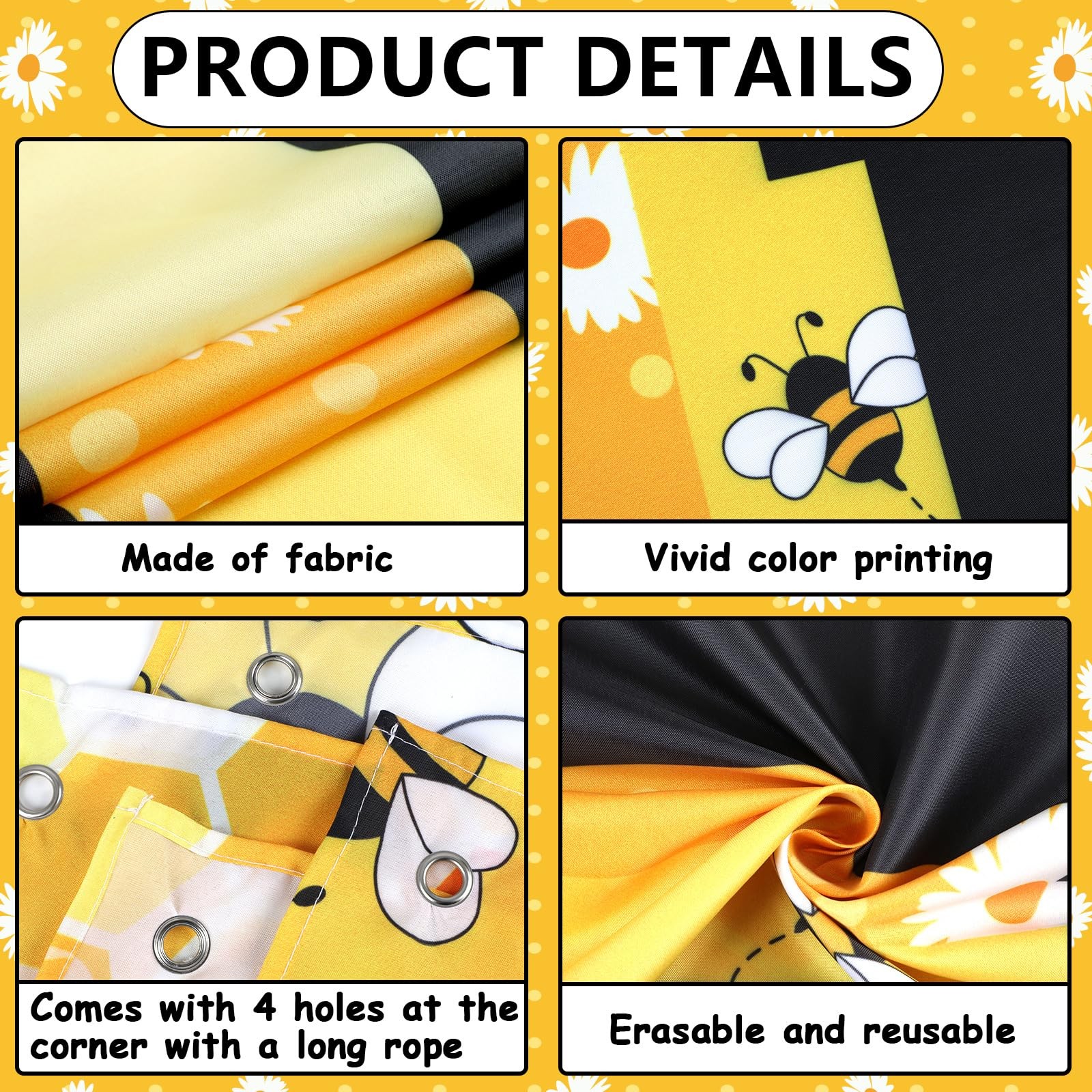 Back to School Classroom Decorations Summer Bee the Kind Classroom Backdrop I…
