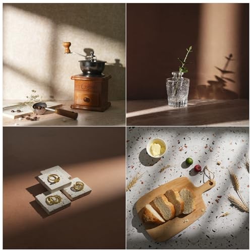 Product Photography Backdrops with Shadow Boards, 23x35in 10 Pcs 20 Patterns