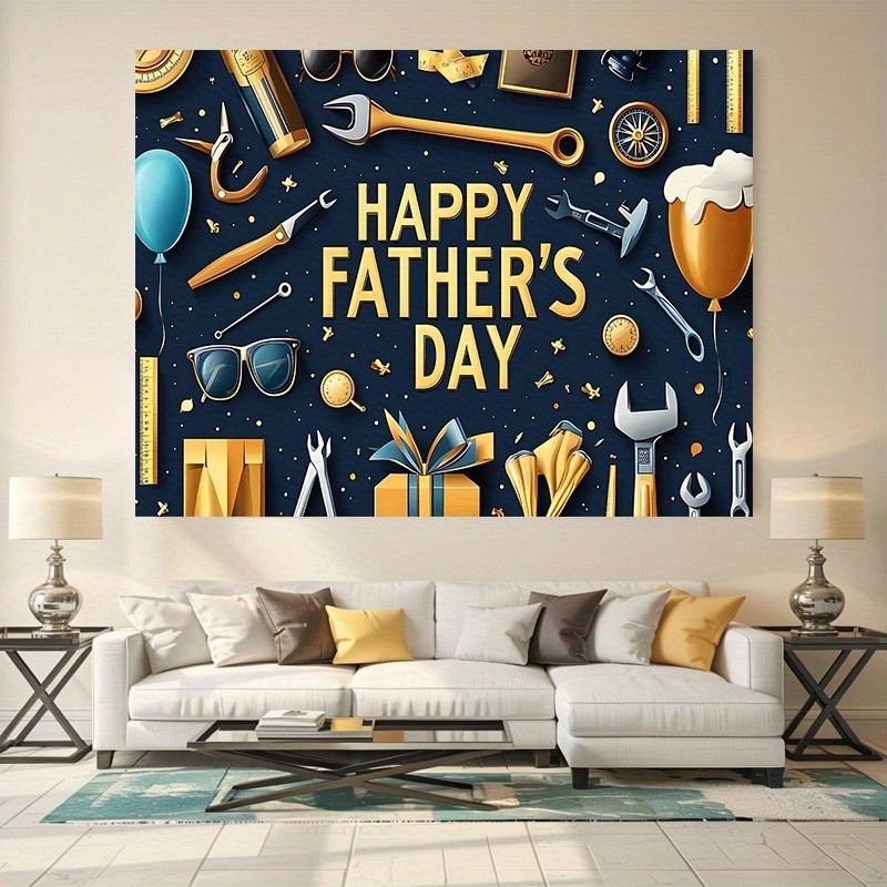 Father’s Day Background Cloth Party Photography Props Decoration Festival Shoot