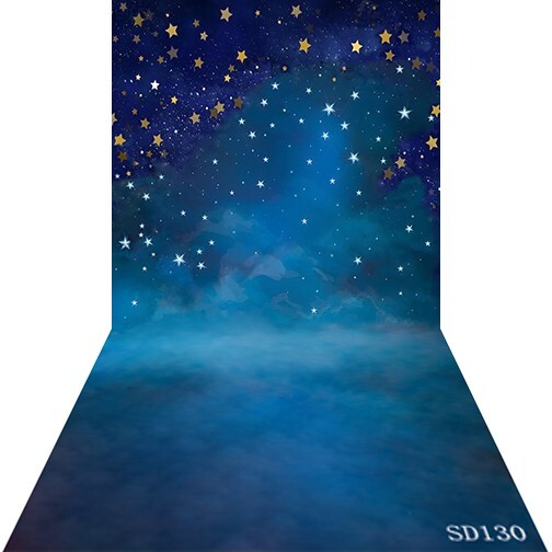 10’x20′ CP Blue Starry Sky Scenic Microfiber Fabric background backdrop SD130