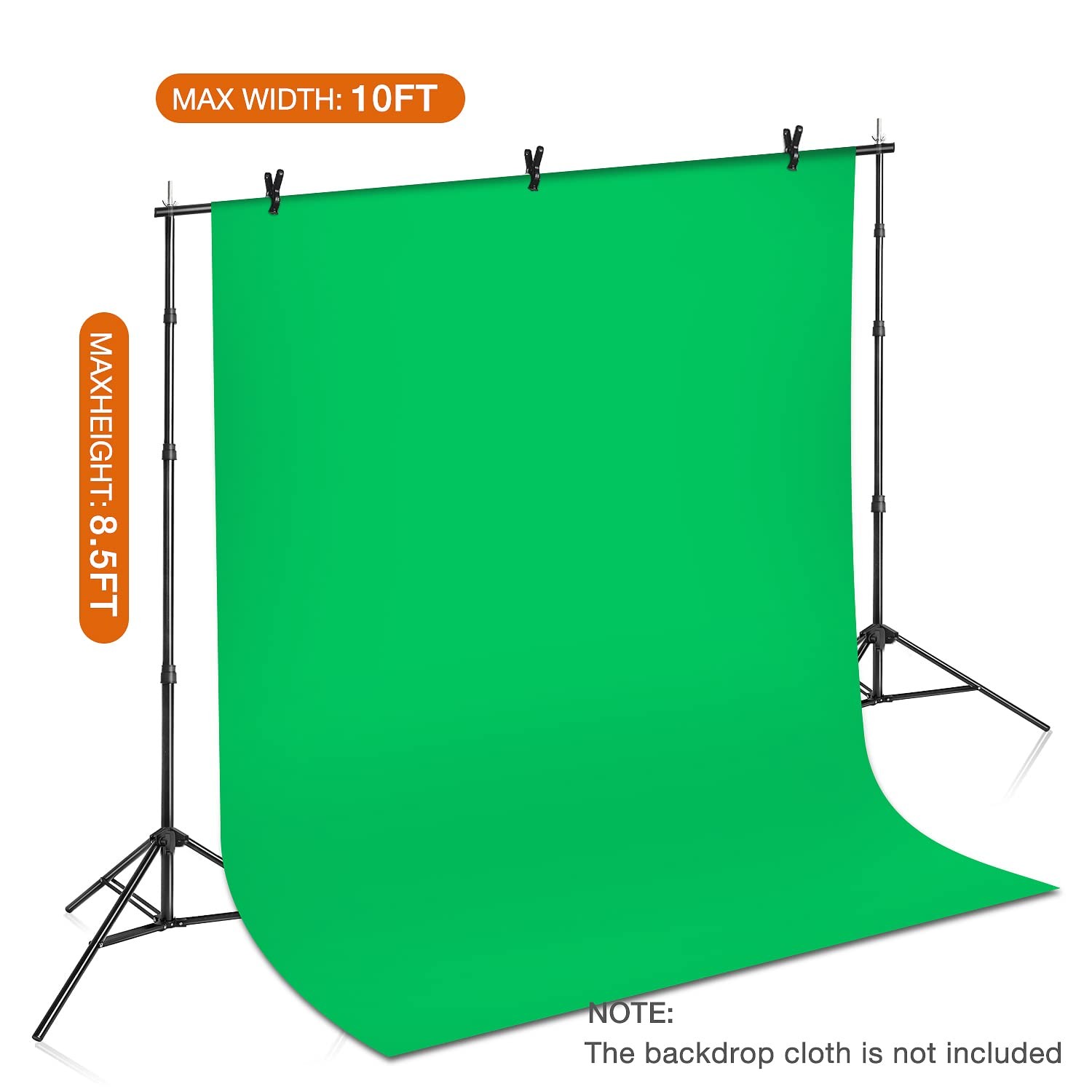 8.5X10ft Background Stand Backdrop Support System Kit Photo Video Studio Adju…