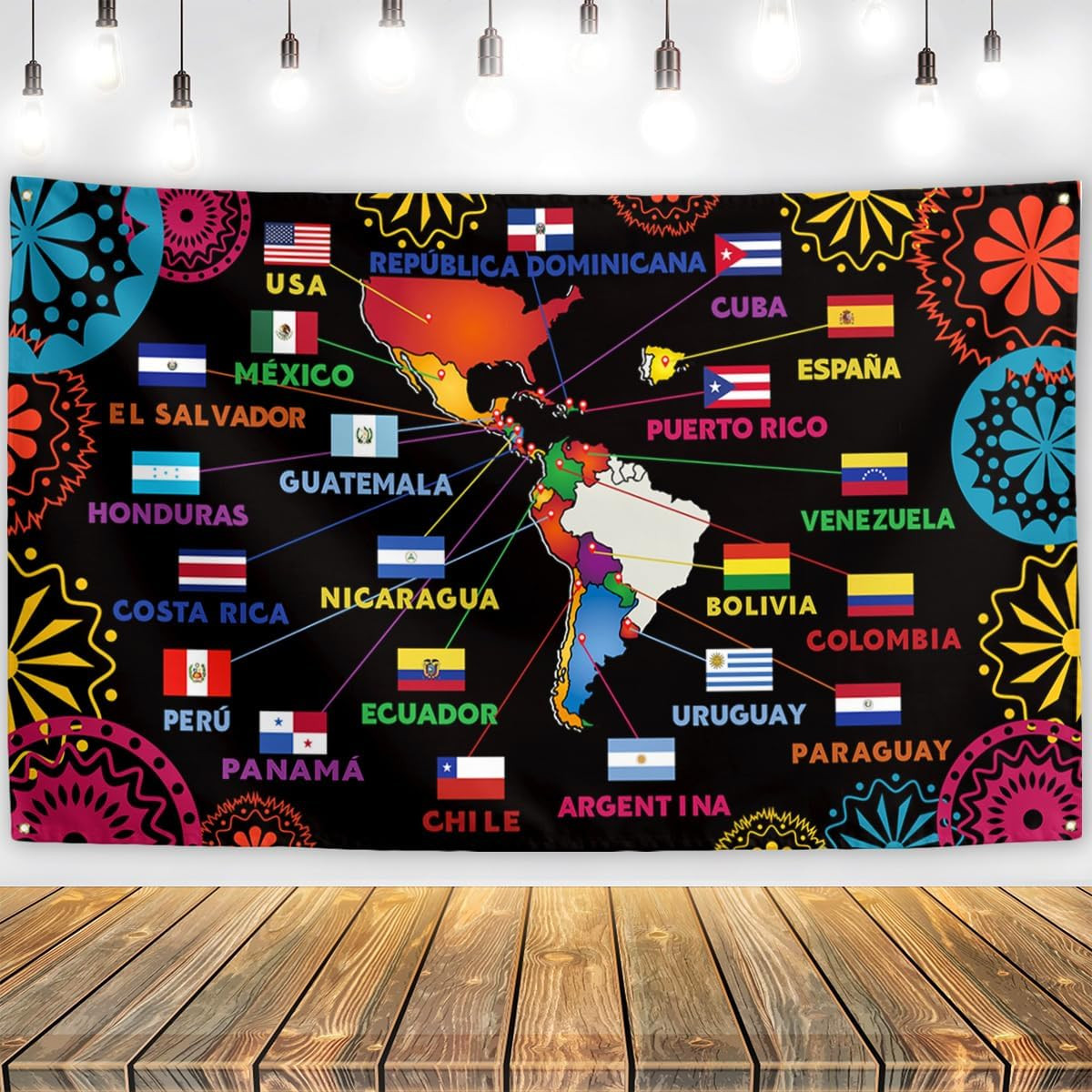 Hispanic Heritage Month Decorations Latin American Banner Spanish Classroom Deco