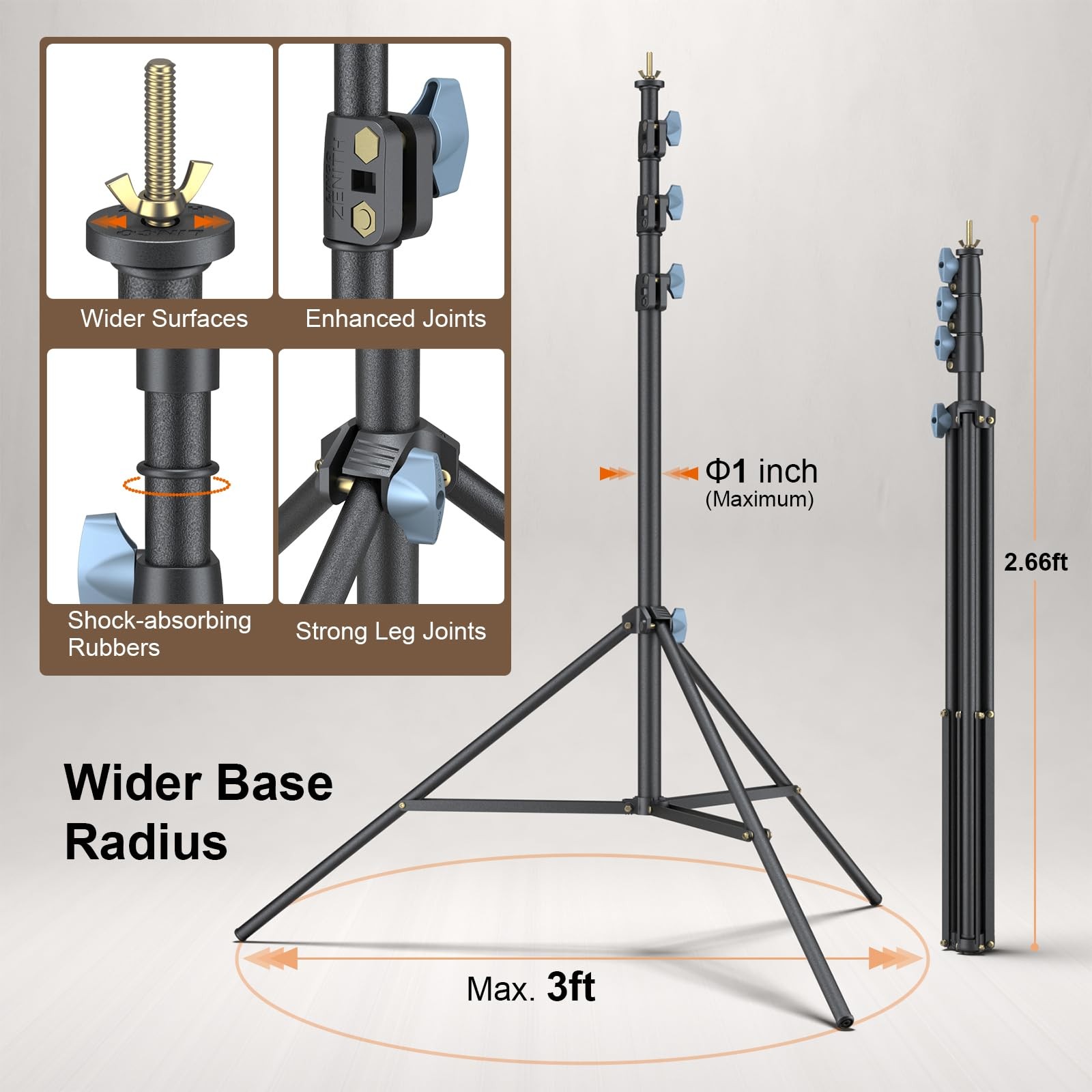 LINCO Lincostore 9×10 ft Photography Photo Backdrop Stand Background Support Sys
