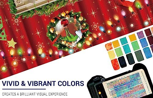 Christmas Fireplace Party Backdrop Cartoon Stole Christmas 7x5ft Christmas2