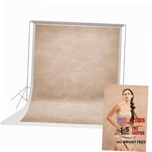 8x10ft Abstract Textured Professional Photography Backdrop 8×10 ft Beige