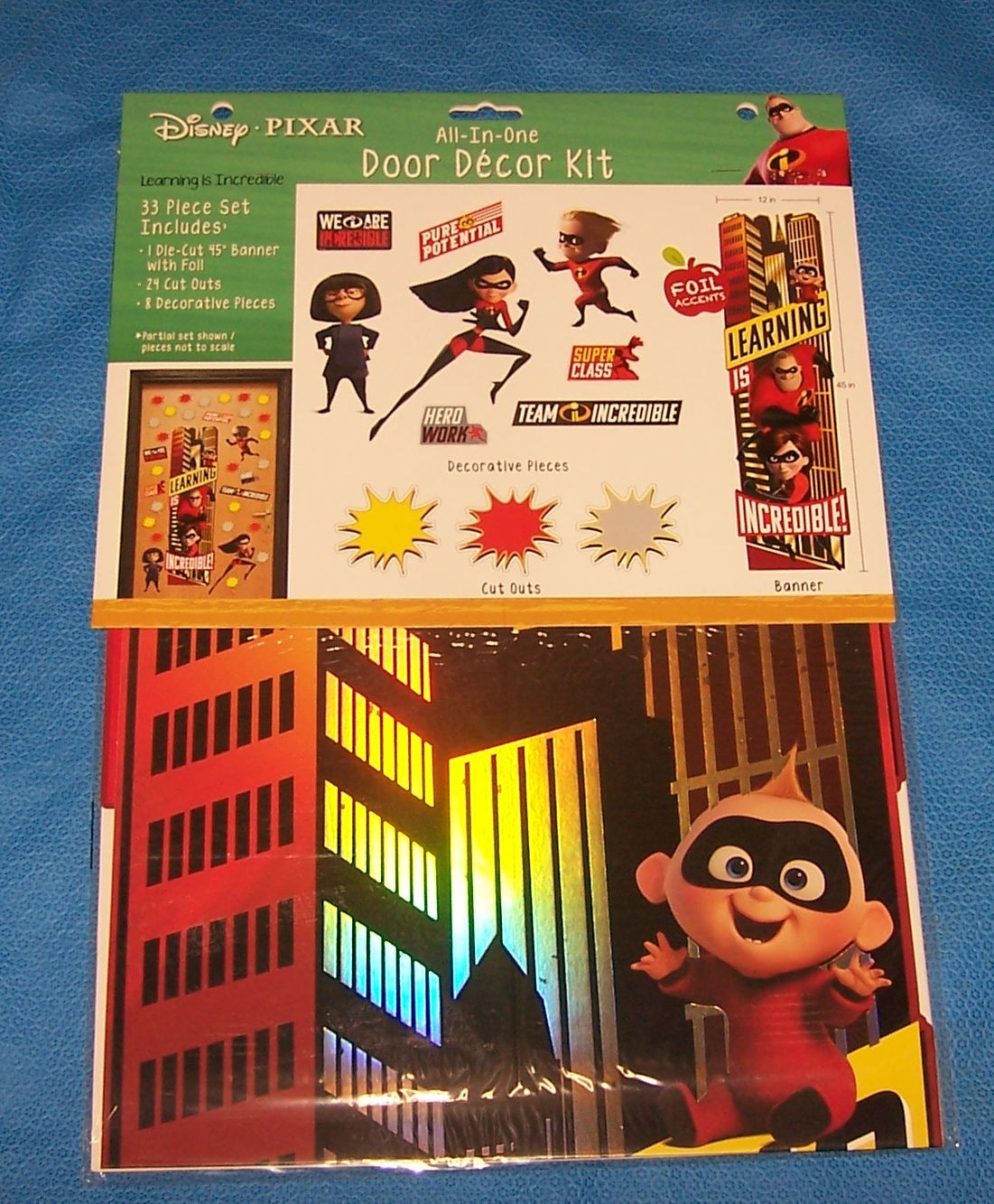 Eureka Disney Pixar The Incredibles Classroom Decoration Door Poster Kit, 33p…