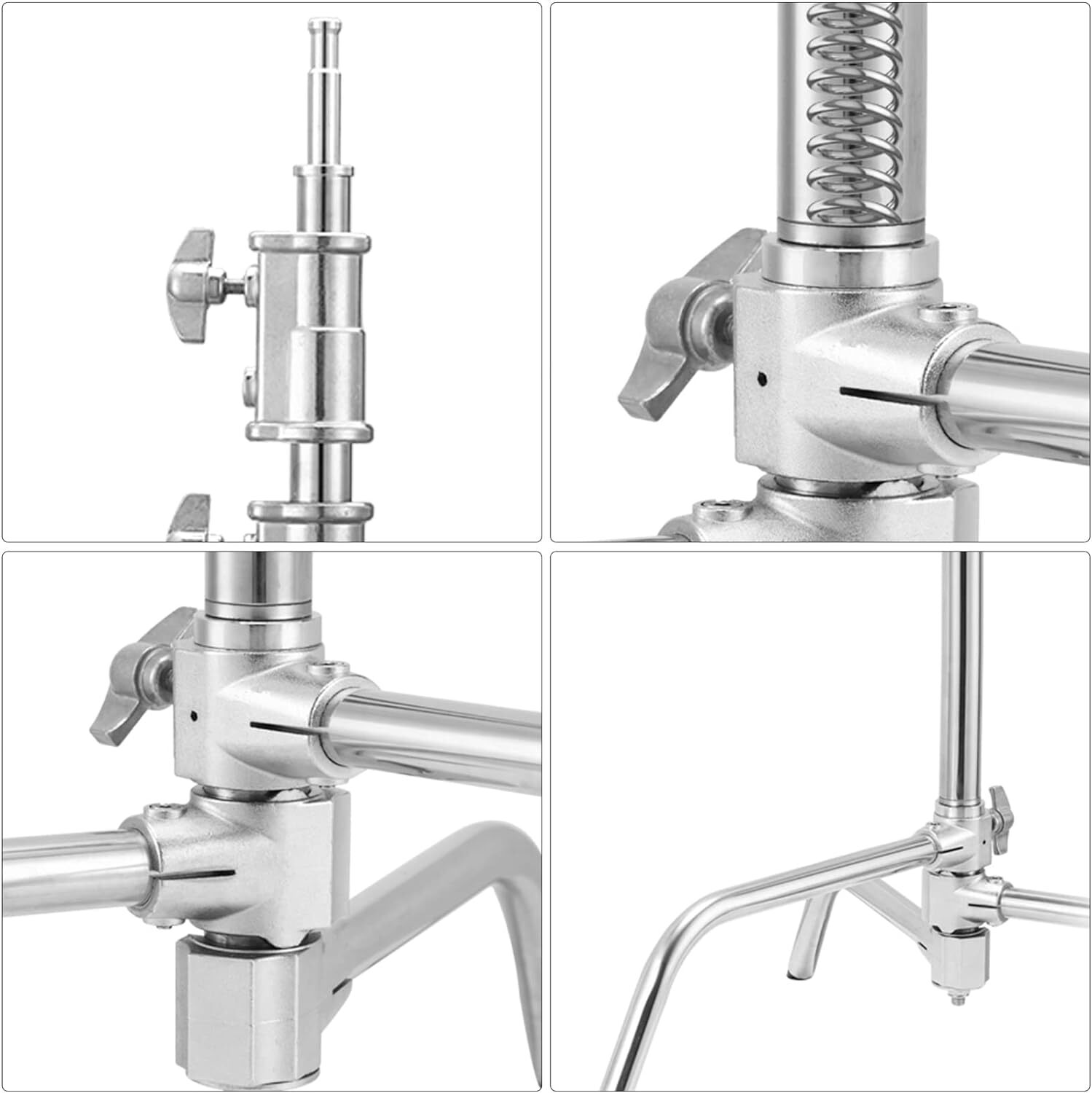 10X 10ft Stainless Steel Backdrop Stand Photo Heavy Duty Photography Background