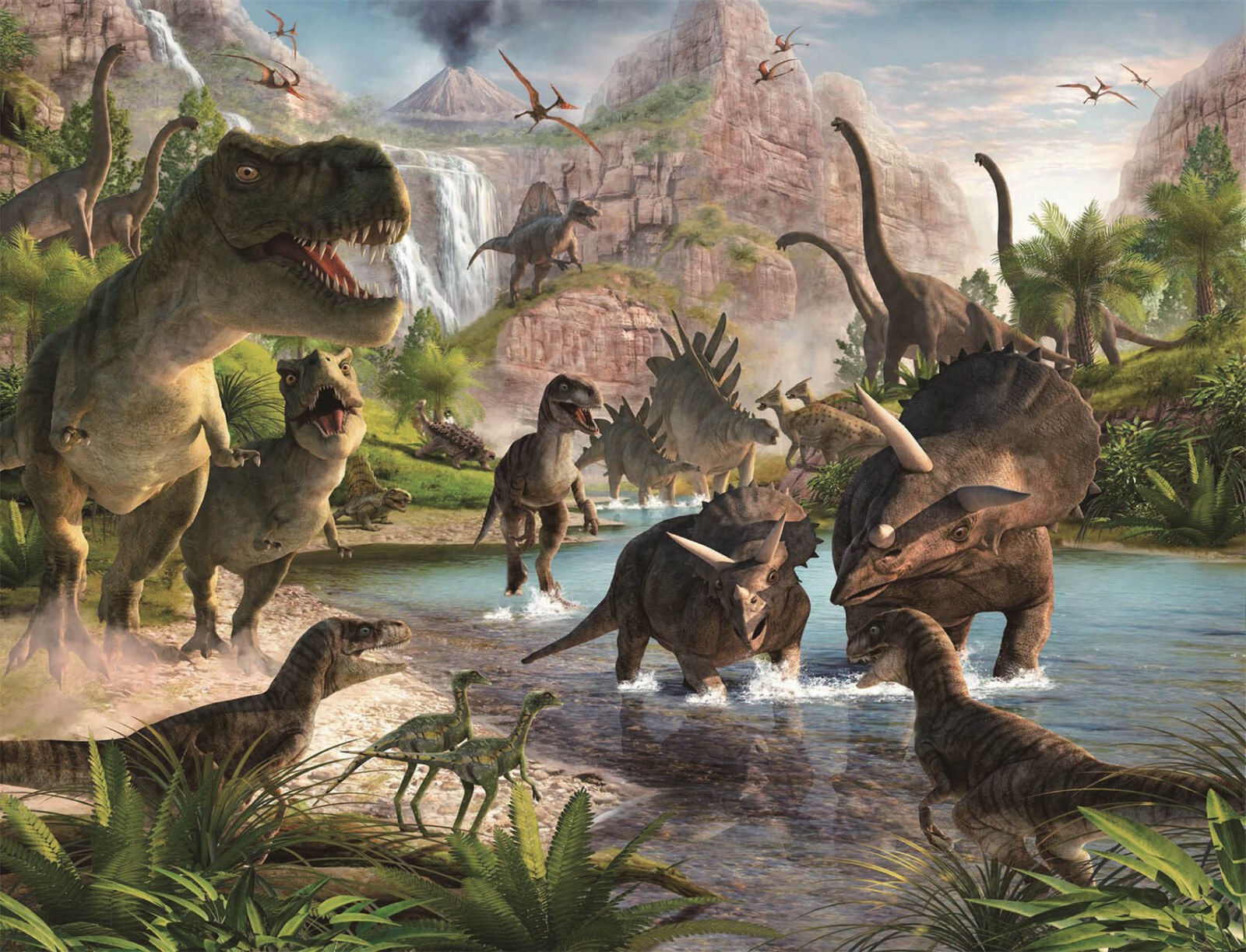 10x8ft Dinosaur Photo Boy Girl Birthday Party Photo Background Studio Props