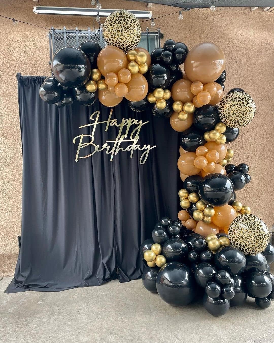 10ft x 10ft Black Backdrop Curtains Black Drape for Backdrop Thick Solid Fabric