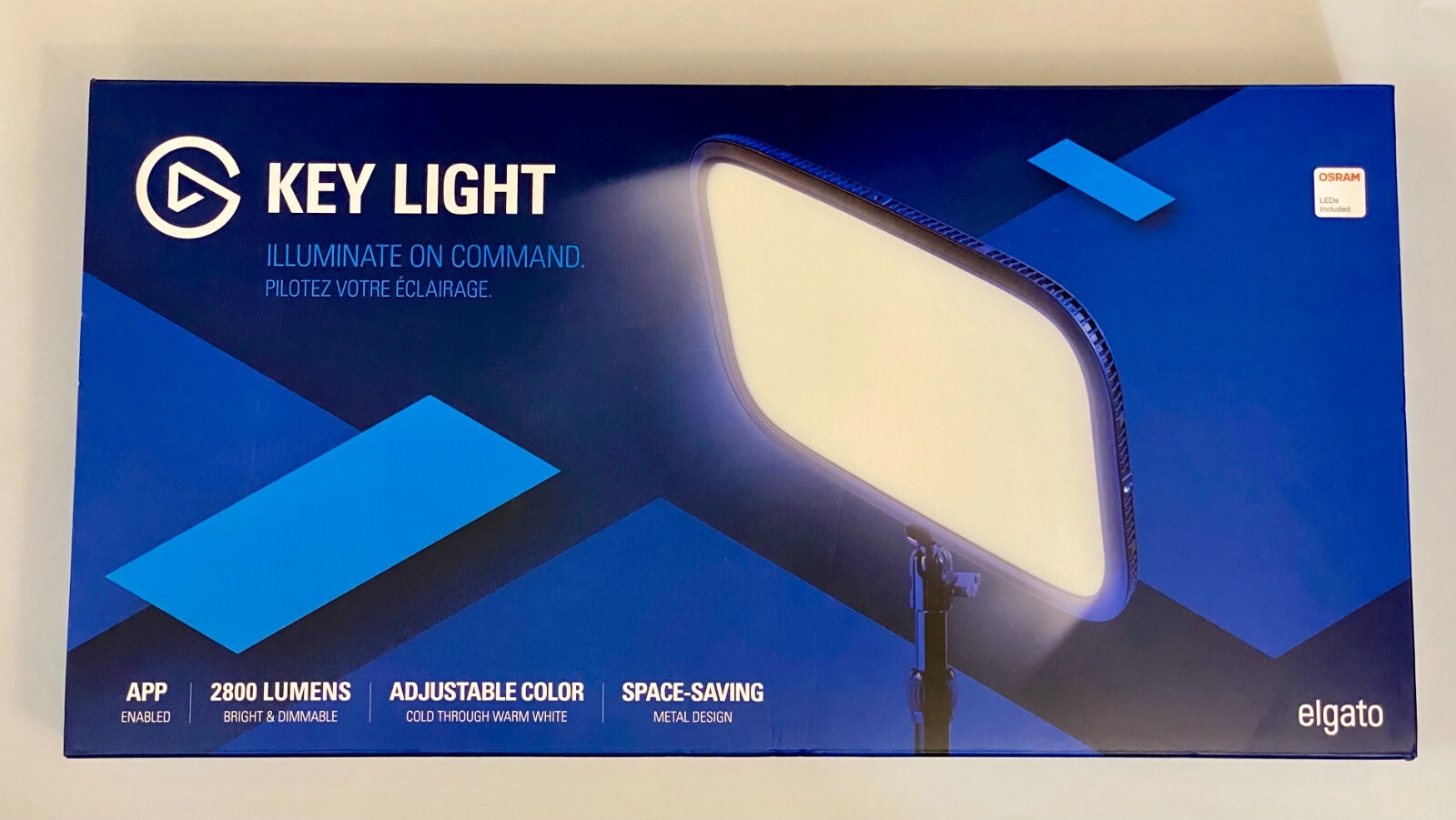 New Elgato Key Light Professional Studio LED Panel 2800 Lumens Color Adjustable