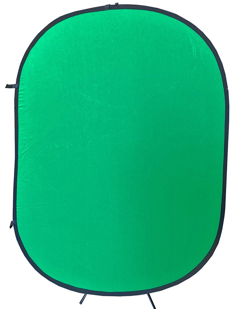 Large Portable Pop Up Background Chromakey Green Blue Collapsible Backdrop New
