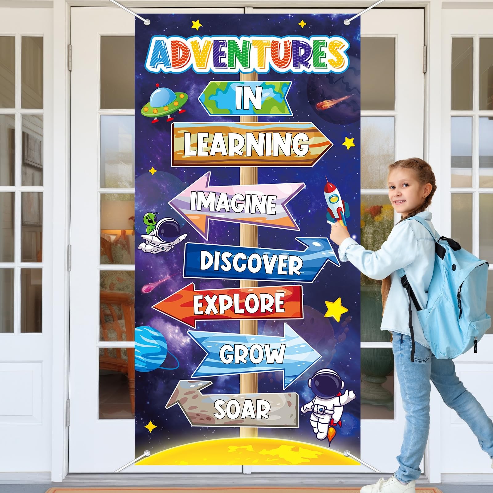 Back To School Classroom Door Cover Decorations Adventures In Reading Door Ba…