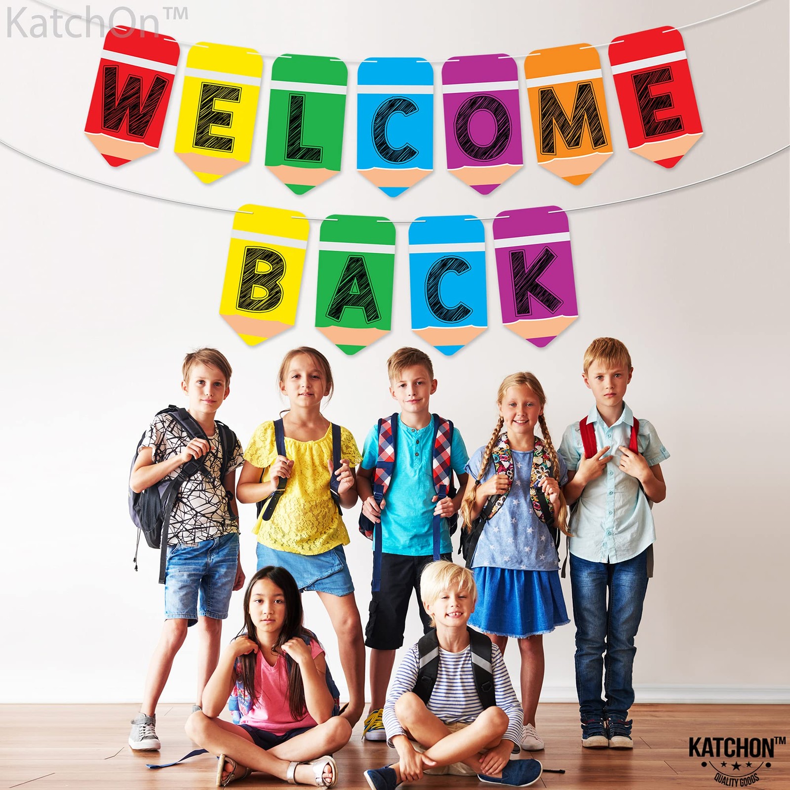 Welcome Back Banner – 10 Feet Pre-strung, Welcome Back to School Banner for F…