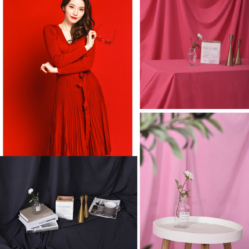 8 Color Photo Backdrops Cloth Studio Screen Background Cloth Solid Fabric Sewing