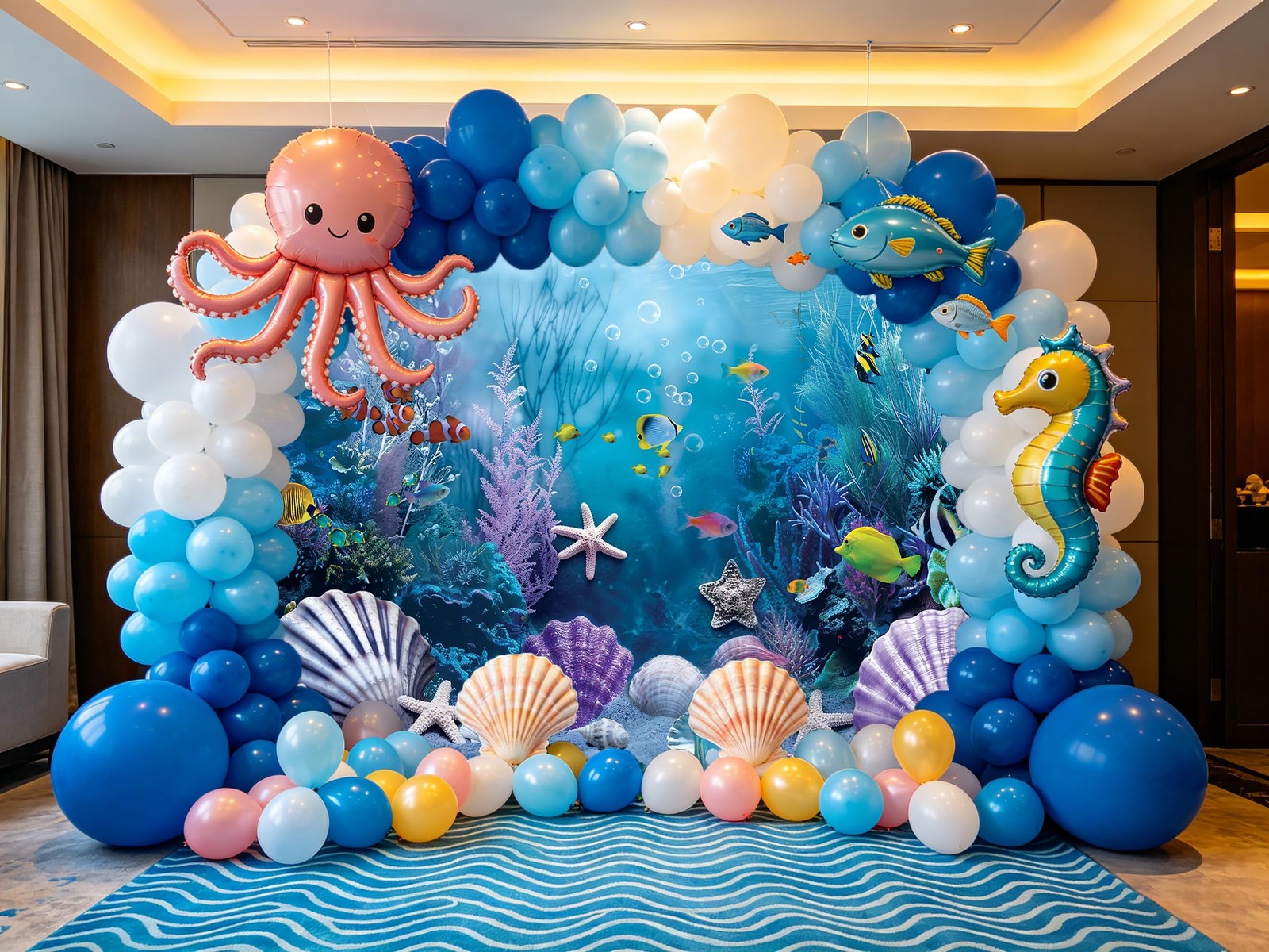 Under the Sea Backdrop Summer Tropical Fish Coral Ocean Underwater World Phot…