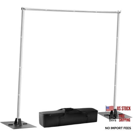 Heavy Duty Pipe and Drape Frame Kit 10x10ft Adjustable 10ft×10ft Sliver