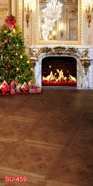 10’x20′ CP Christmas Season Scenic Microfiber Fabric background backdrop SU459
