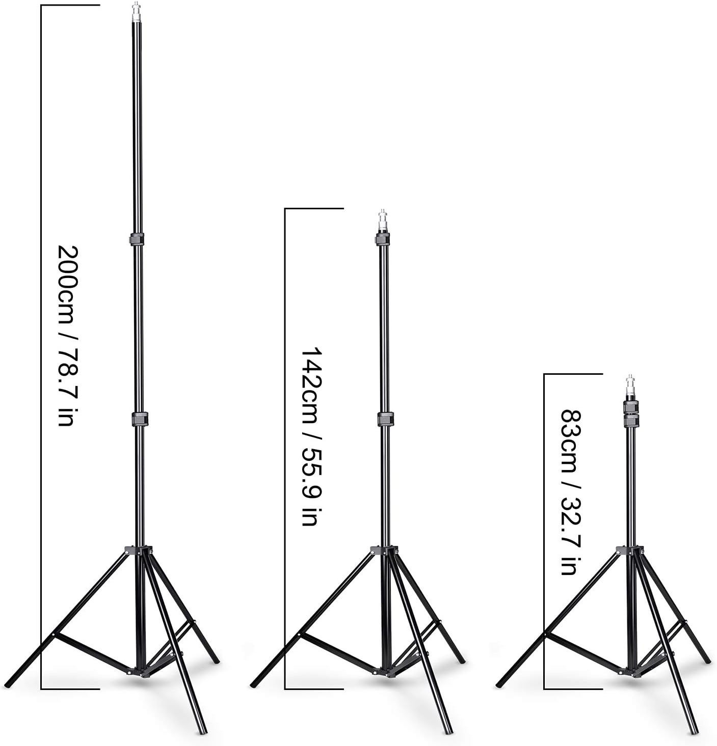 Photo Background Support System with Backdrop Stand Kit, 100% Pure Muslin 6.5 Ft