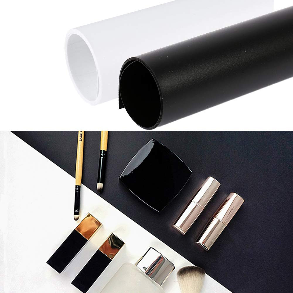 20×39 Inch PVC Backdrop, 2-Pack Waterproof Matte Photography Background for F…