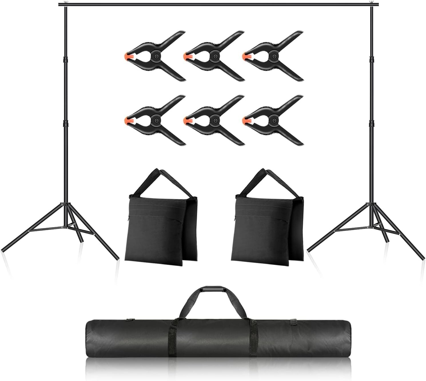 Sistema de soporte de fondo para productos de estudio fotográfico, fotografía.