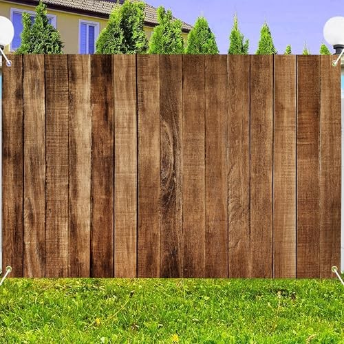 7×5 ft Wood Backdrop for Photography Rustic Brown Wooden Board 7×5 FT Vintage