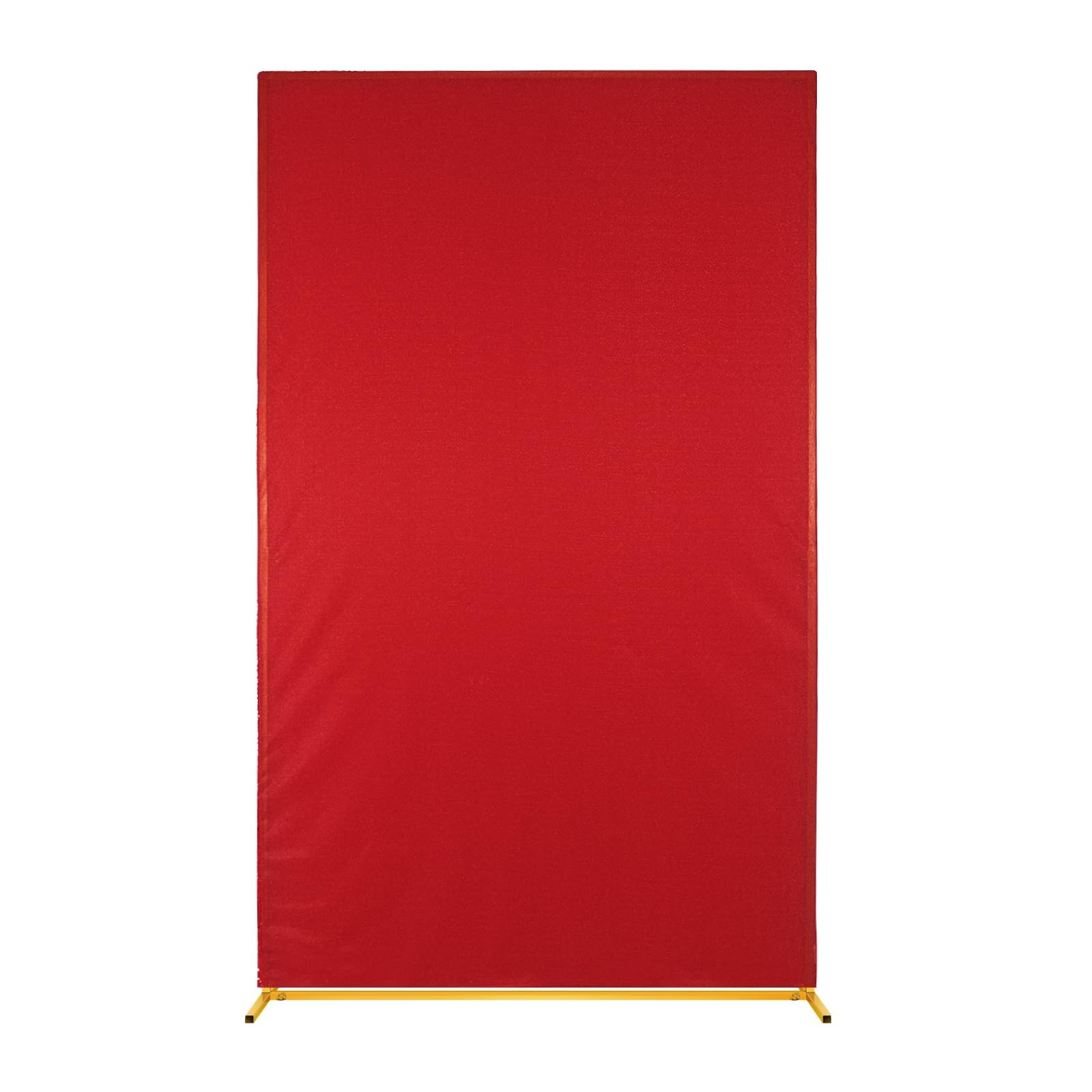 Square Wedding Arch Backdrop Cover, 6.6×4 Ft Velvet Red Sequin Backdrop Stand…