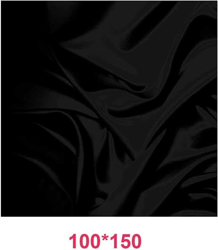 Black Velvet Photography Backdrop Light Absorbing Non Reflective Solid 100x150cm