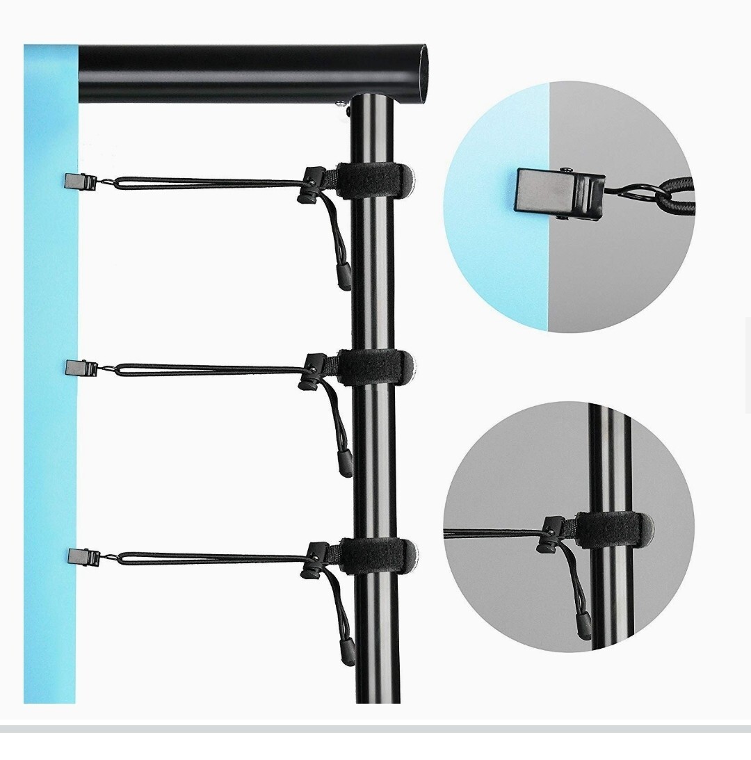 SLOW DOLPHIN 10x 8.5 ft Photo Backdrop Stand Adjustable Photography