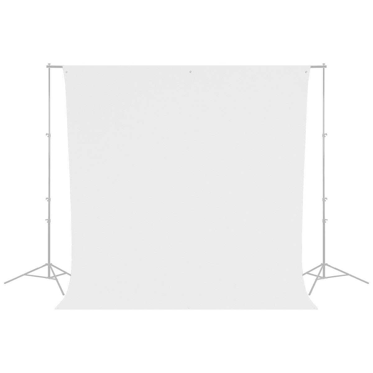 Westcott 9 x 10 Feet Wrinkle Resistant Cotton Background, Hi Key White #134