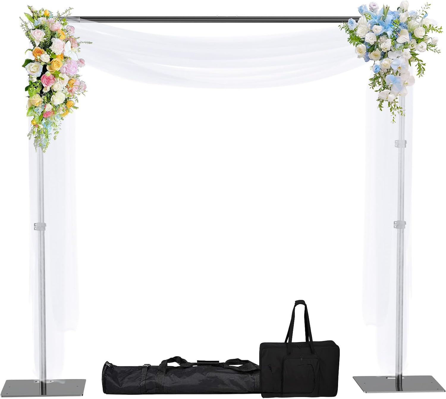 8X10Ft Pipe and Drape Backdrop Upgrade Adjustable Photo Background Backdrop Stan