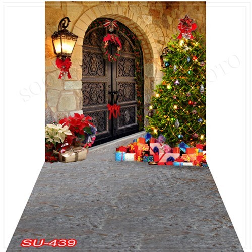 10’x20′ CP Christmas Season Scenic Microfiber Fabric background backdrop SU439