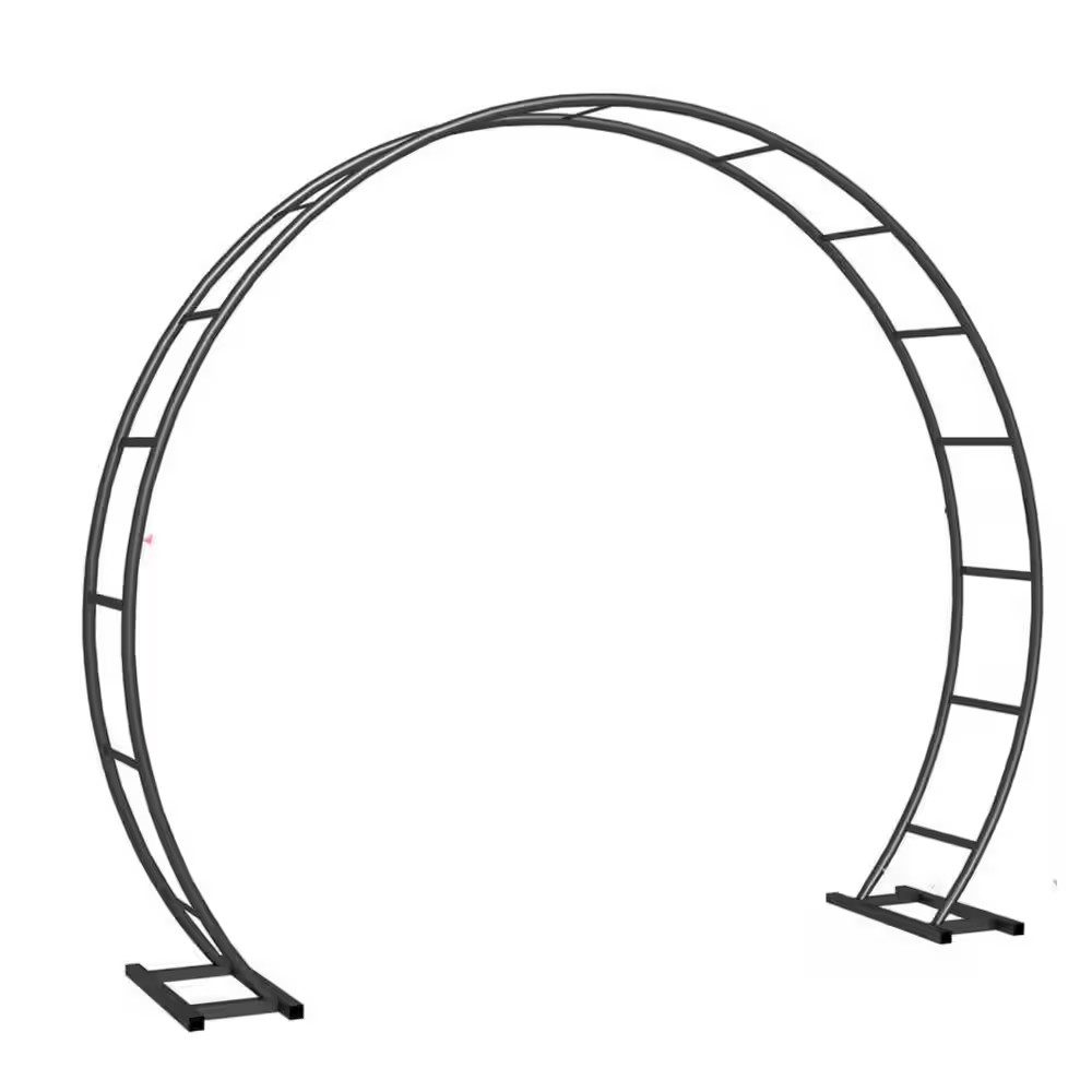 Metal Arch Backdrop Stand 102 W X 88.8 H Double-Tube Structure for Weddings and