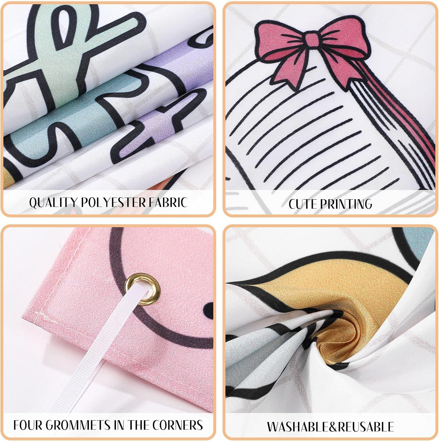 Classroom Welcome Door Cover Composition Notebook Back to School Banner Welcome